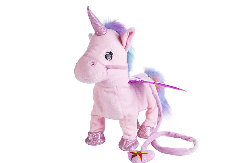 Jucarie Interactiva Unicornul/catel de plus Roxy, canta si se misca