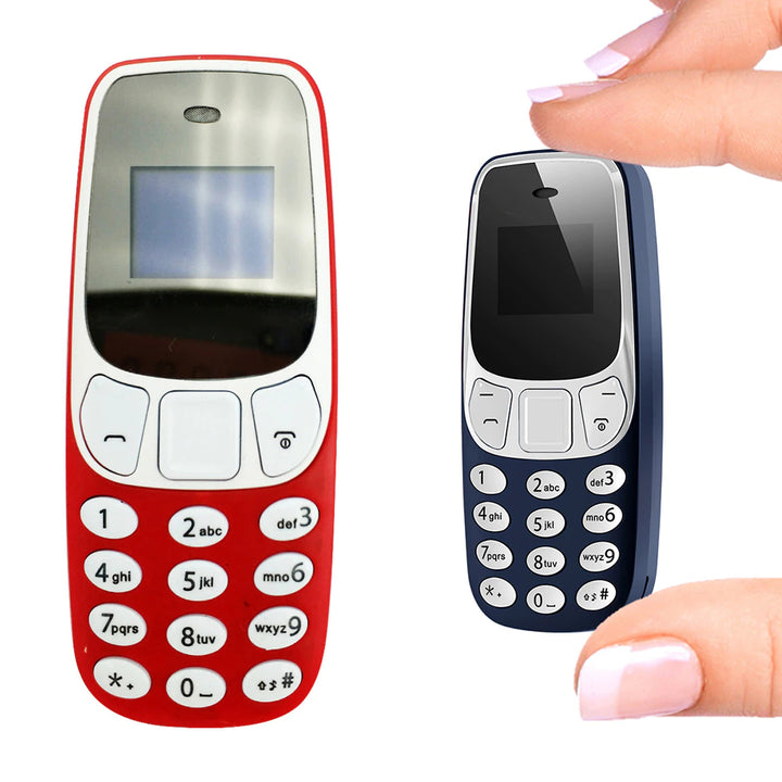 Mini telefon mobil, Dual SIM, OLED, 7 cm, 30 grame, 350mAh, BM10