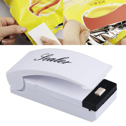 Aparat de Sigilat Pungi, cu baterii, Super Sealer, alb