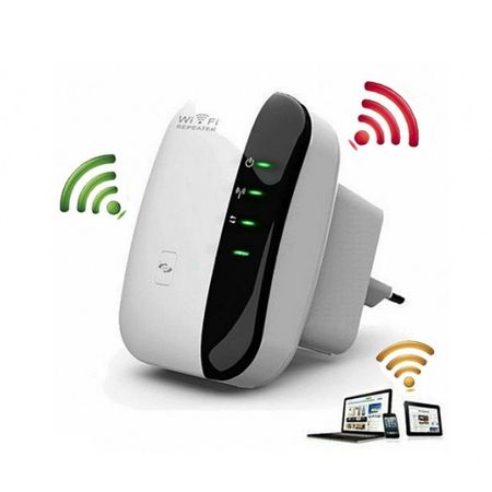 Mini router Wireless N / Repeater, amplificator de semnal  WI-FI, 300 metri, alb