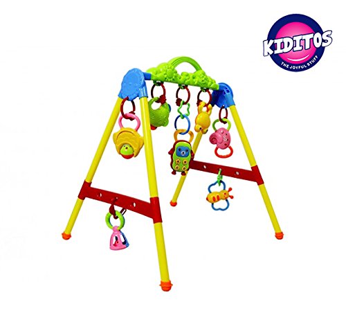 Centru de Activitati Bebelusi Baby Fitness cu 12 Melodii si Jucarii interactive, multicolor,