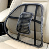 Set 2 perne tip suport lombar pentru scaun auto sau pentru birou, negru