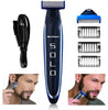 Modelator pentru barba MicroTouch Solo, Precizie maxima, Cap rotativ, lampa LED incorporata, negru