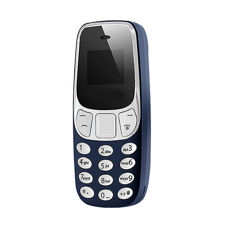 Mini telefon mobil, Dual SIM, OLED, 7 cm, 30 grame, 350mAh, BM10