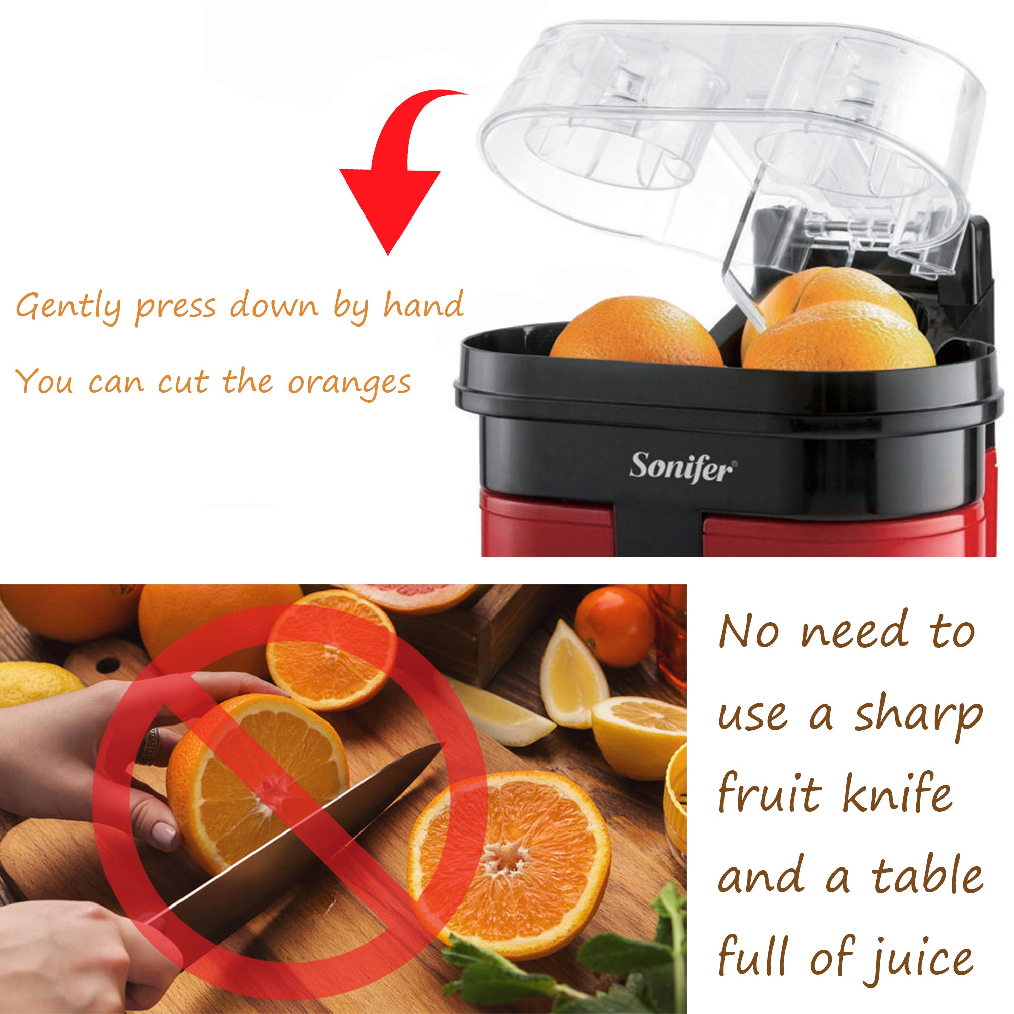 Storcator de fructe SONIFER  dublu 90W  SF-5521