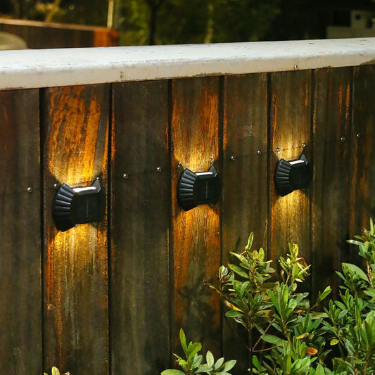Set 4 x Lampa solara cu senzor de miscare