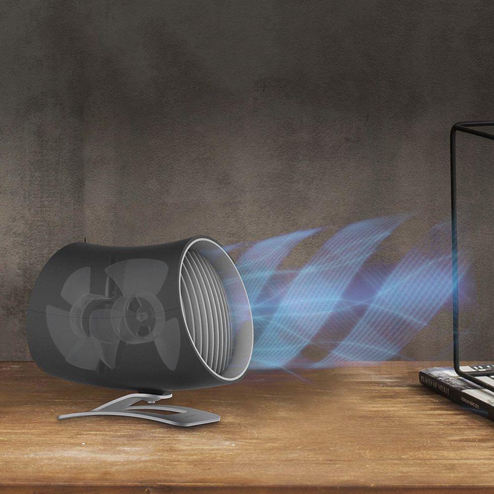 Ventilator portabil Spigen de birou, negru