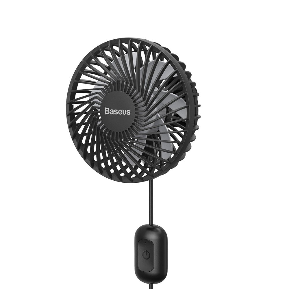 Ventilator Baseus cu montare la grila de ventilatie, negru