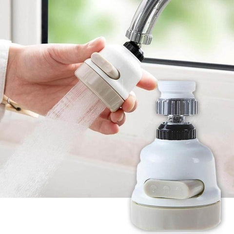Cap flexibil de robinet cu 3 tipuri de jet si functie 360 grade