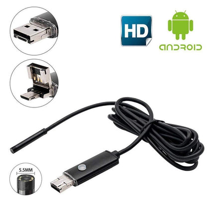Camera Endoscopica pentru Android, Waterproof, 5M