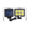 Proiector solar 120 led-uri, 30W, cu senzor de lumina si miscare, ajustabil 360, acumulator inclus, XZ-F120