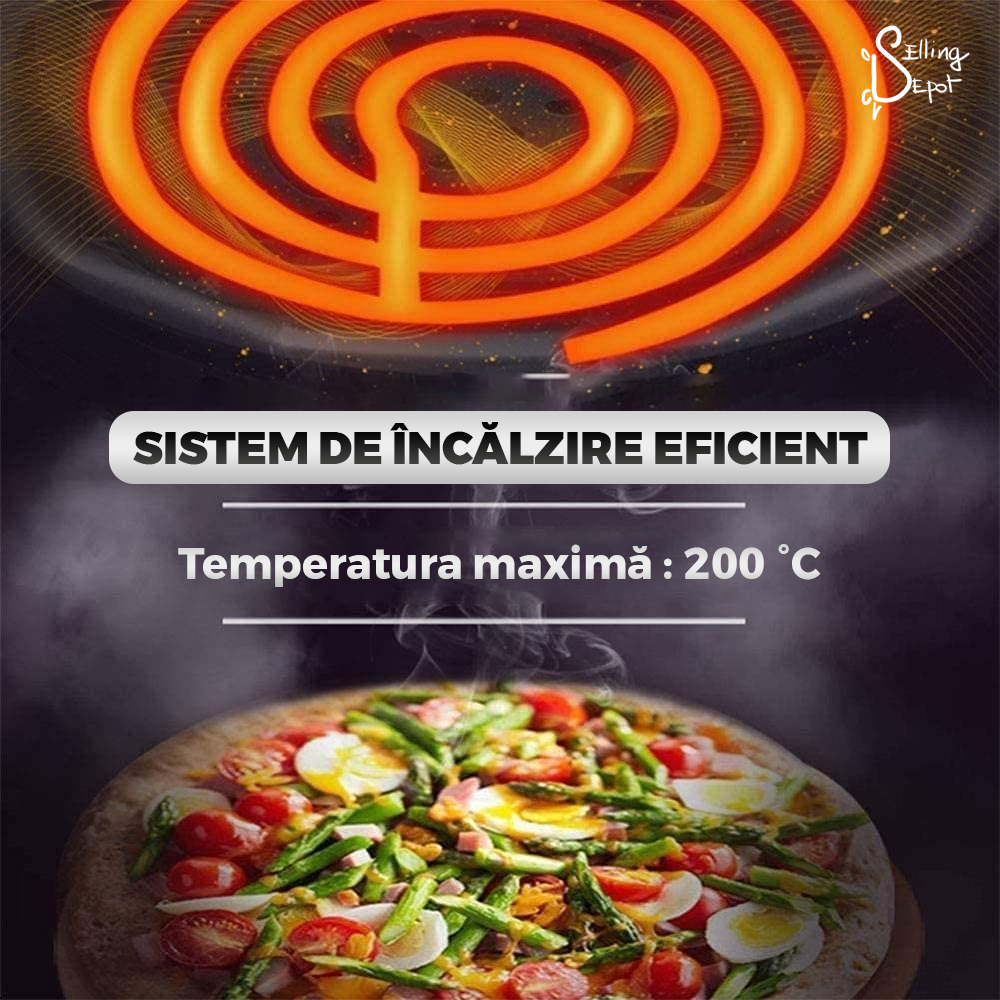 Friteuza Dubla Fara Ulei Air Fryer Teno753, tehnologie smart sensing, programe smart chef automate, afisaj digital, capacitate 8 L, tehnologie de eliminare a grasimii, functie de pastrare la cald,tensiune alimentare 220-240 V, culoare negru