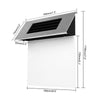 Numar de casa din inox, cu iluminare LED si alimentare solara