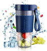 Mini blender electric NutriCup, portabil, pentru preparare sucuri si shake-uri sanatoase, incarcare USB, acumulator, 420 ml