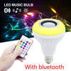 Bec LED Disco cu Boxa Bluetooth, Telecomanda si Lumini 220V