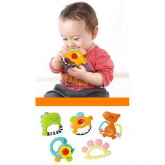 Set 5 Zornaitoare Dinozauri Multicolori