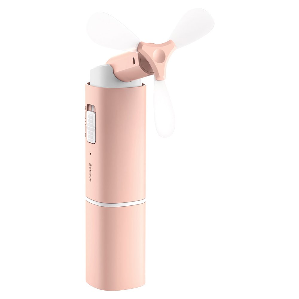 Baseus Portable Mini Folding Handheld Fan Pinwheel Pink Fan