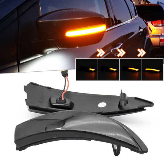 Set 2 lampi LED Semnalizare Oglinda Dinamica compatibila cu Ford Fiesta/Ford B-Max/Style/TDCI/Titanium/Zetecs/Ecoboost