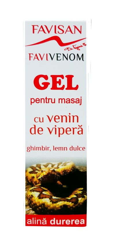 Gel pentru masaj anti durere cu venin de vipera, 50ml