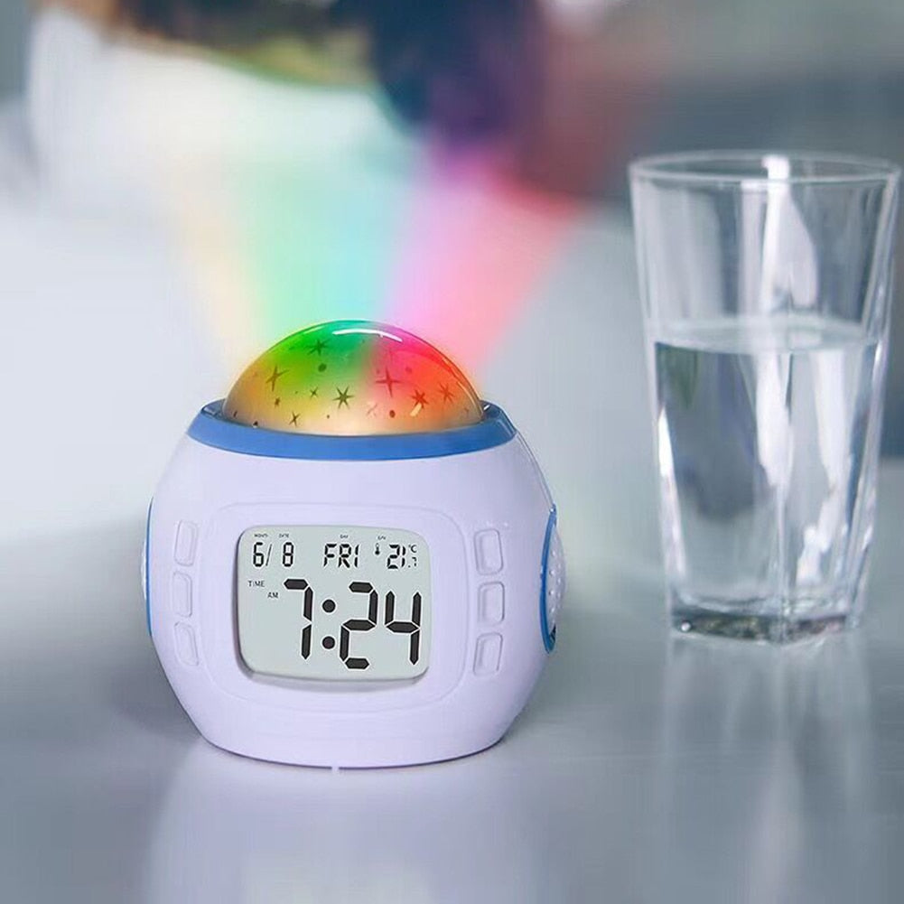 Ceas cu alarma SkyNight cu Proiector de Lumini pe Tavan