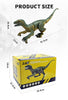 Jucarie Dinozaur cu lumini si sunete, coada detasabila, 3D, 20 cm