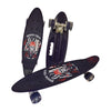 PENNY BOARD CU ROTI DE SILICON SI LUMINI, GRAPHIC PRINT