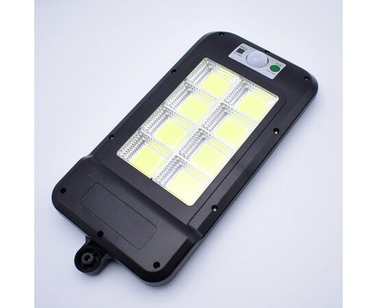 Lampa solara cu senzor si telecomanda HS-8013, 160 SMD, negru