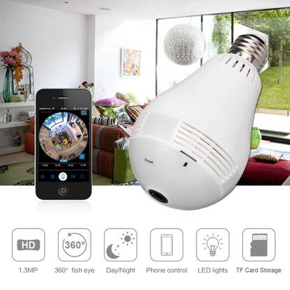 Bec tip Camera Panoramica VR 360 grade, fisheye, conectare IP