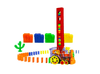 Load image into Gallery viewer, Joc educativ – Trenuletul Domino cu 80 Piese, multicolor
