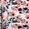 Sacou de primavara fara captuseala, model floral
