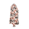 Sacou de primavara fara captuseala, model floral