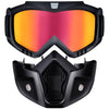 Masca de Protectie cu Ochelari Detasabili, cu destinatie Moto, ATV, SSV, QUAD