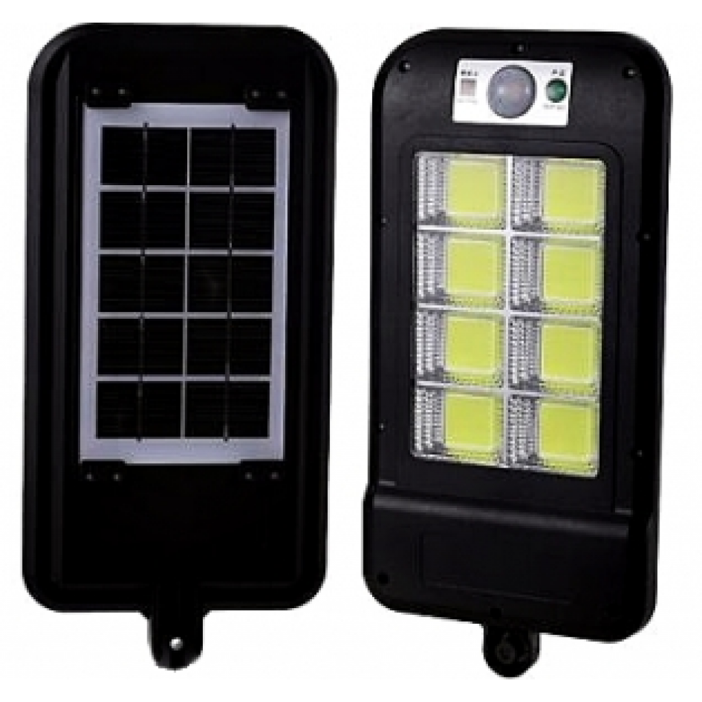 Lampa solara cu senzor si telecomanda HS-8013, 160 SMD, negru