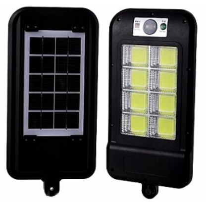 Lampa solara cu senzor si telecomanda HS-8013, 160 SMD, negru