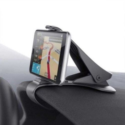 Suport auto pentru telefon cu fixare pe bord, univesal, negru