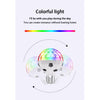Bec DISCO rotativ cu proiector multicolor cu LED, RGB
