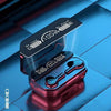 Casti Wireless A15 TWS, Bluetooth 5.1, Display LCD, Hi-Fi Sound, incarcare Powerbank, Lanterna, 2000 mAh