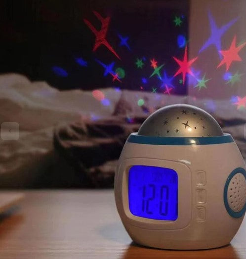 Ceas cu alarma SkyNight cu Proiector de Lumini pe Tavan