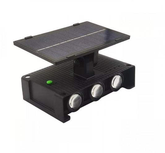Lampa solara de perete Andowl Q-TY599, 6x LED, lumina alb cald, senzor miscare