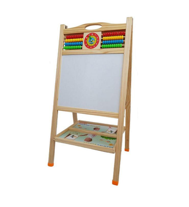 Tabla multifunctionala din lemn, magnetica, educativa pentru copii H03