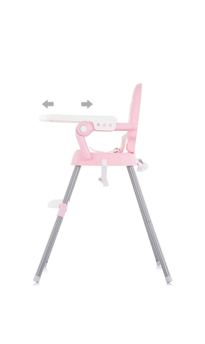 Scaun de masa 3 in 1 pentru copii MS02, roz/albastru