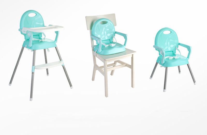 Scaun de masa 3 in 1 pentru copii MS02, roz/albastru