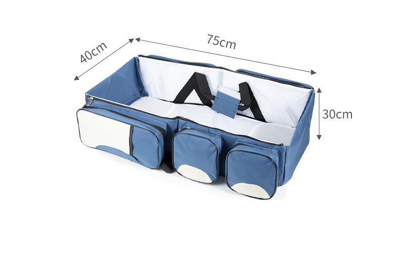 Kit de calatorie pentru bebelusi -Geanta cu accesorii 3 in 1 pentru schimbat scutece pentru 0 luni +