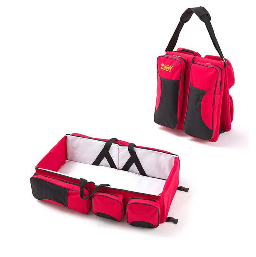 Kit de calatorie pentru bebelusi -Geanta cu accesorii 3 in 1 pentru schimbat scutece pentru 0 luni +