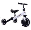 Tricicleta transformabila in bicicleta, 2 in 1, pentru copii, Alb/Negru, 501