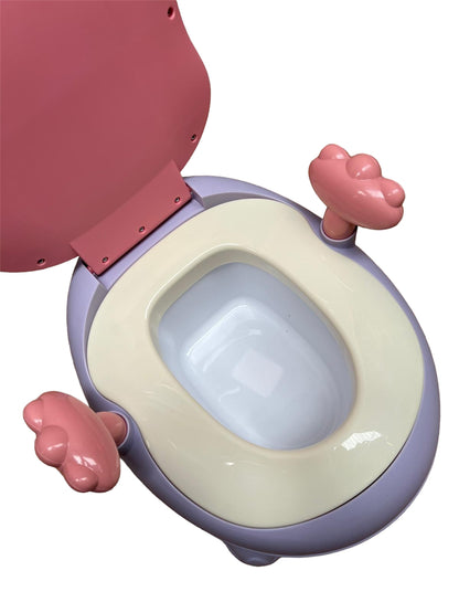Olita multifunctionala pentru copii Vacuta, +6 luni, 25kg, roz/albastru/galben