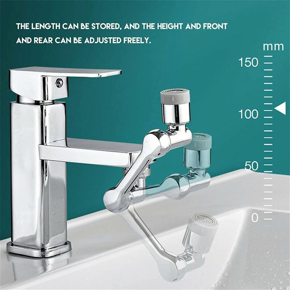 Extensor universal cu brat rotativ 180° pentru robinet