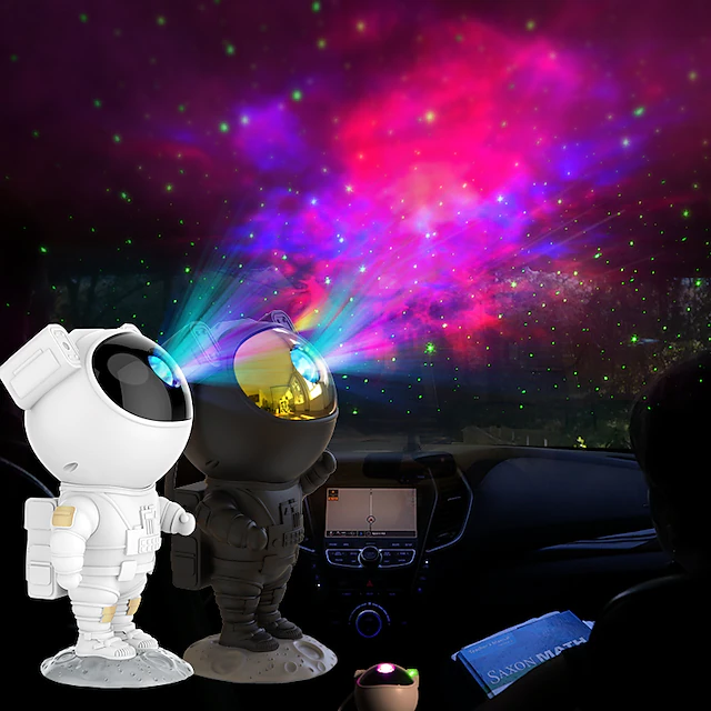Lampa LED cu proiector ASTRONAUT, cer instelat, multicolor