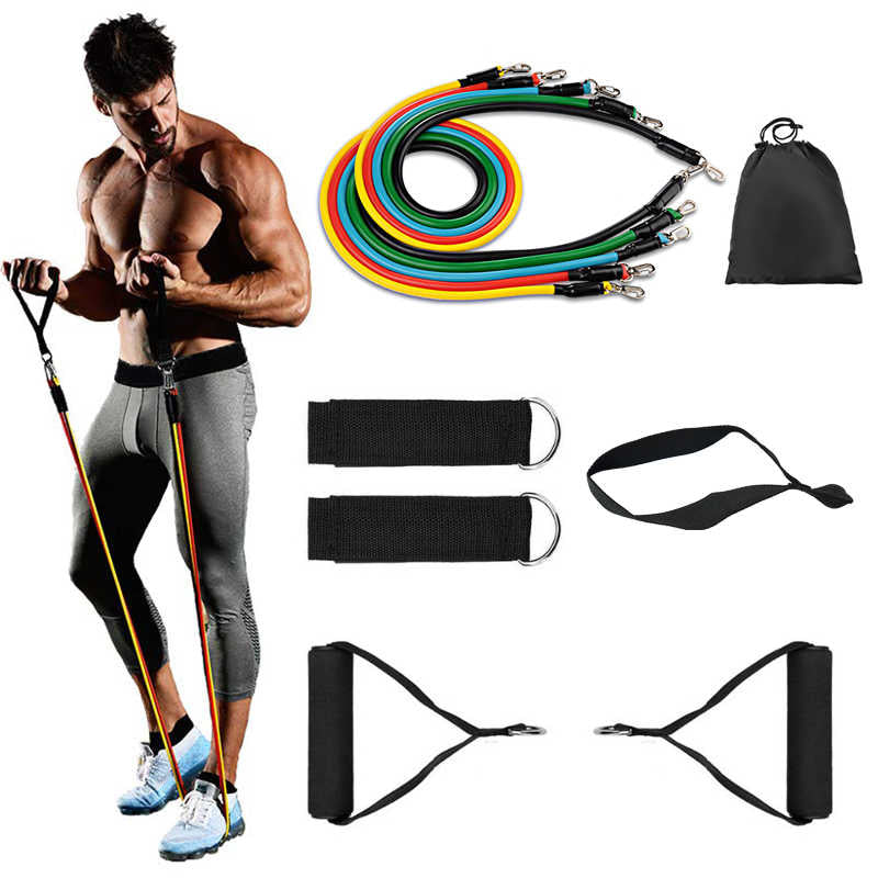 Benzi de rezistenta (set de 11 piese) 45+ exercitii diferite