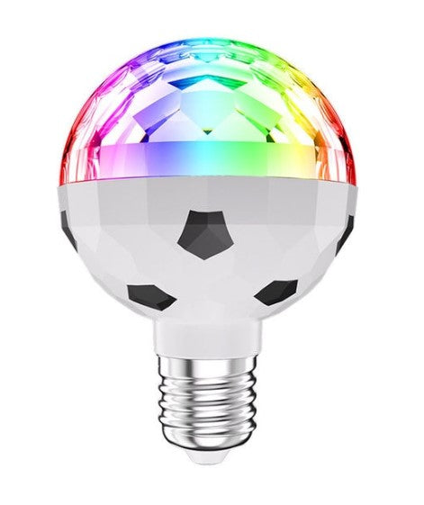 Bec DISCO rotativ cu proiector multicolor cu LED, RGB